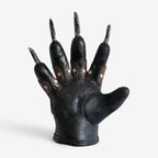 BurnShade – Halloween Horrormaske med Brændt Design Handske