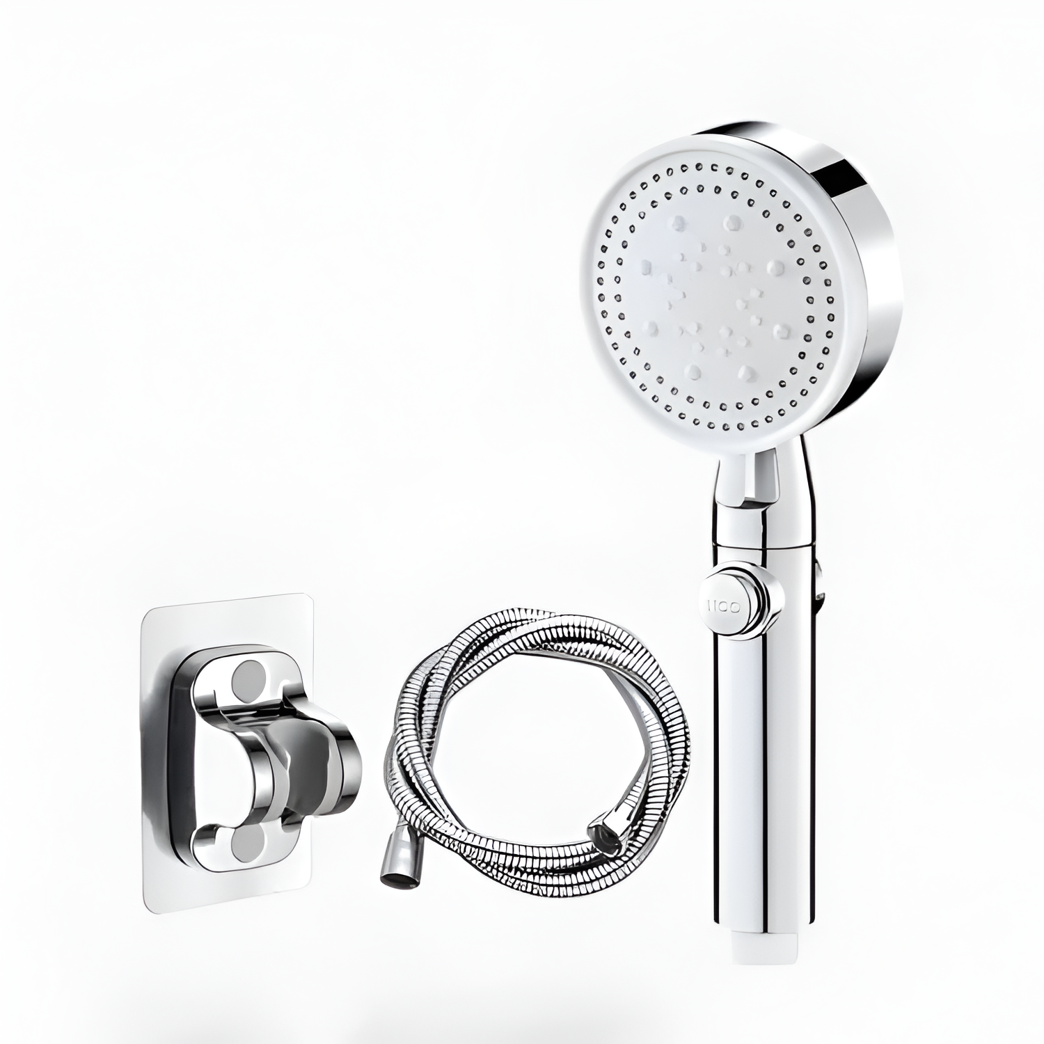 AquaFlow Håndbruser – Moderne Brusedesign Sølvsæt