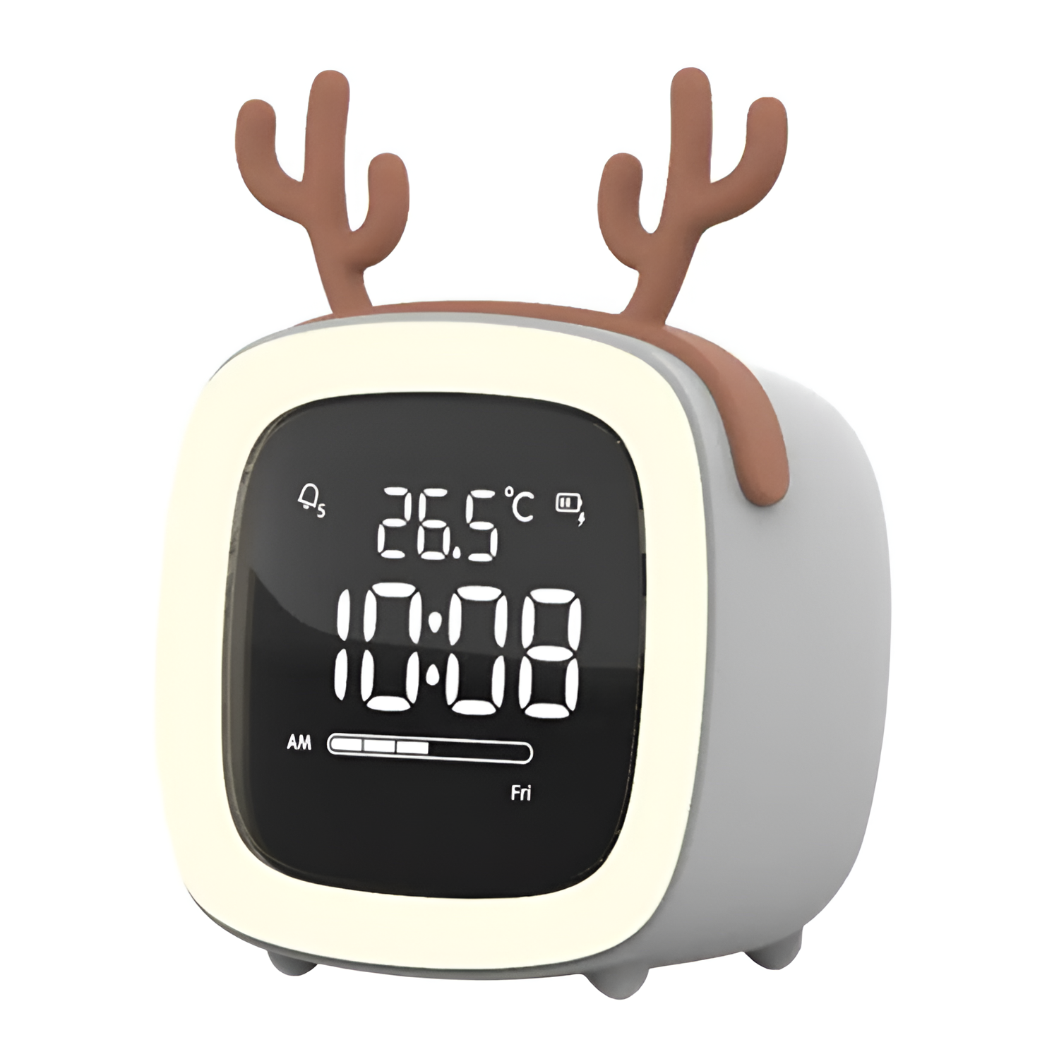 TimeGlow Bordur – Moderne Digitalt Design Gråhjort
