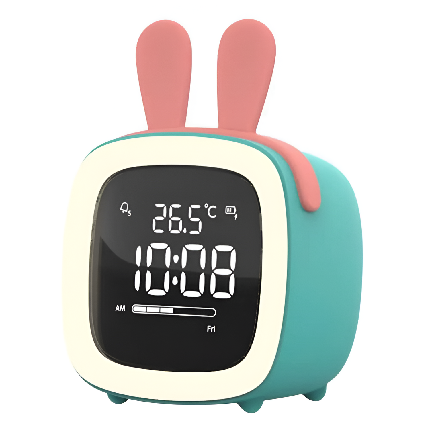 TimeGlow Bordur – Moderne Digitalt Design Blåt kaninøre