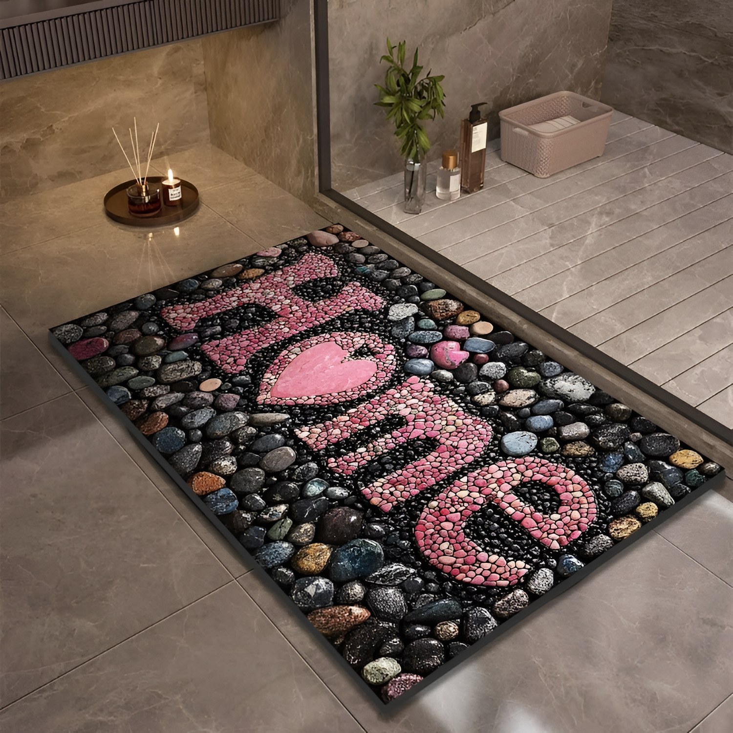 StoneSoft Bademåtte – Moderne Design til Badeværelset 7