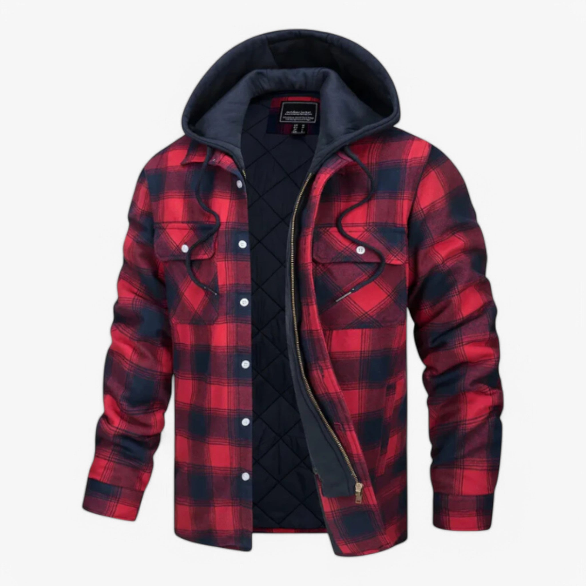 Oakridge – Herre Flannelskjorte med Hætte