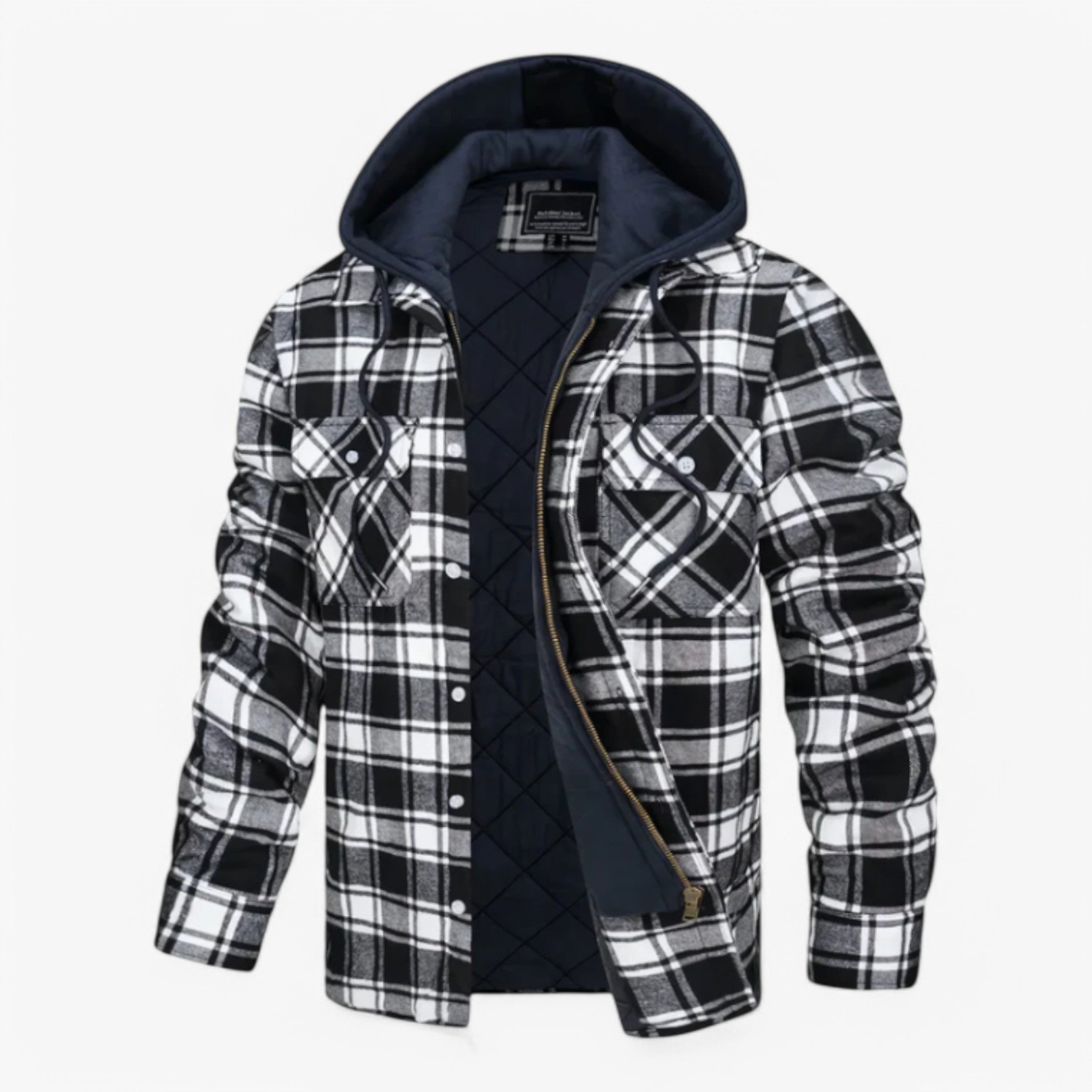 Oakridge – Herre Flannelskjorte med Hætte