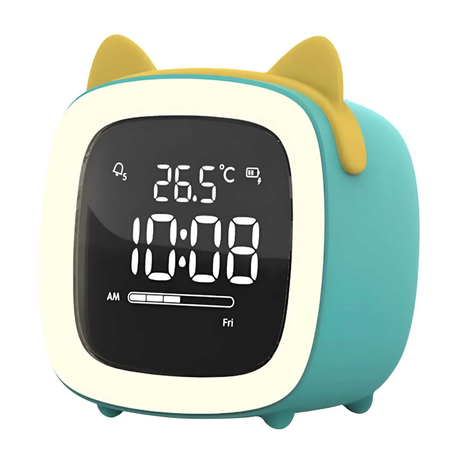 TimeGlow Bordur – Moderne Digitalt Design Blåt katteøre