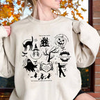 SpookyMuse – Halloween T-shirt til Dame med Grafisk Print