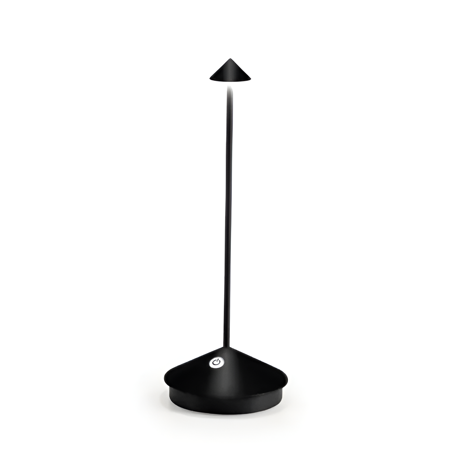 LumiNest Bordlampe – Trådløs Elegance til Moderne Hjem Sort