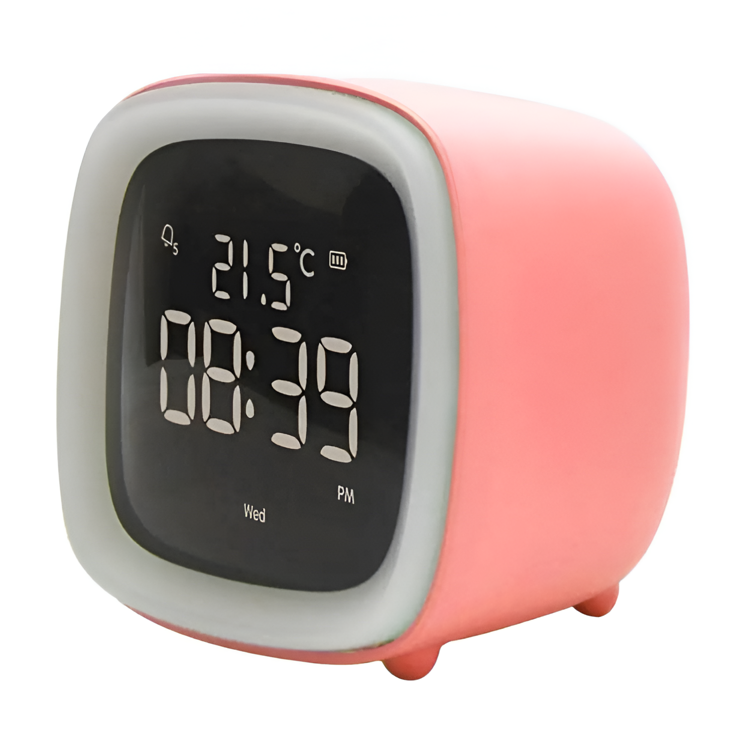 TimeGlow Bordur – Moderne Digitalt Design Orange