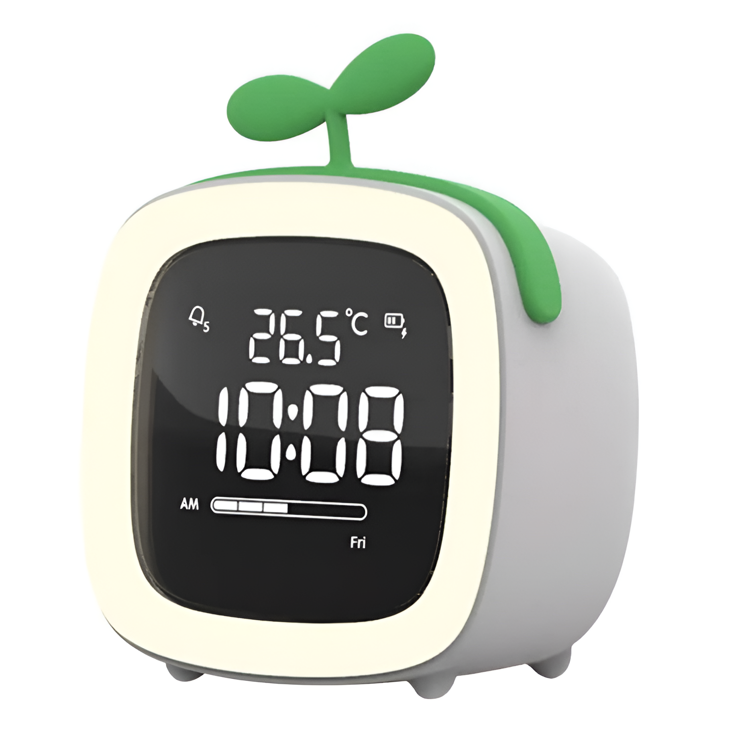 TimeGlow Bordur – Moderne Digitalt Design To grå blade