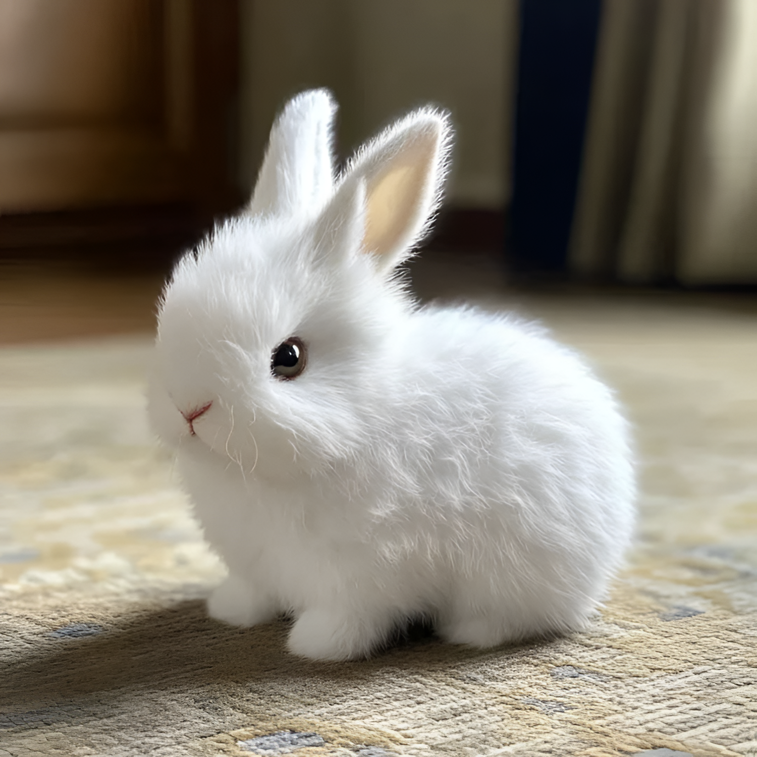 HappyHop Kanin – Interaktiv Plysven Hvid