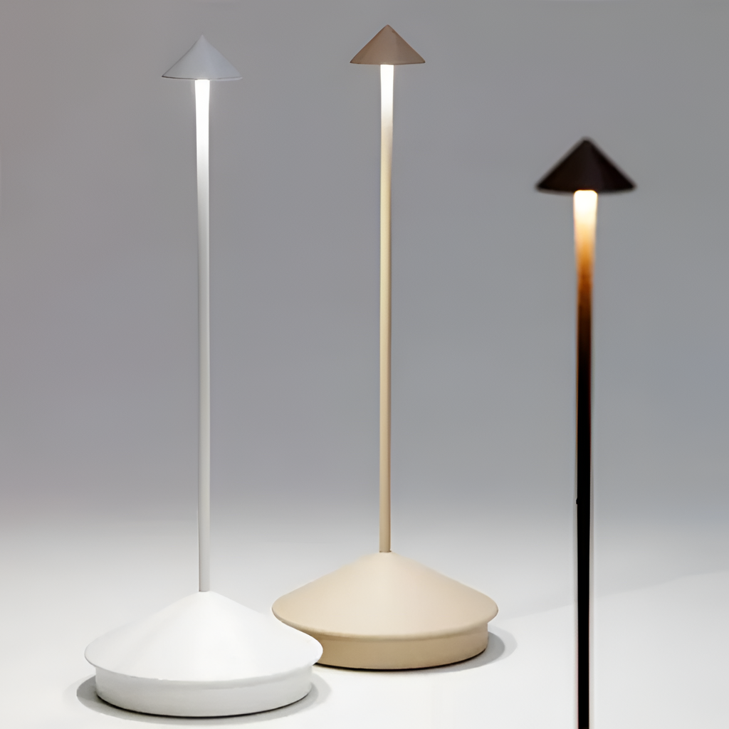 LumiNest Bordlampe – Trådløs Elegance til Moderne Hjem