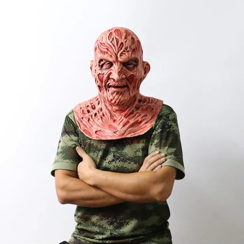 BurnShade – Halloween Horrormaske med Brændt Design