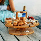 PicnicNest Vinbord – Bærbart Trædesign