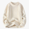 Évelisse - Elegant Damebluse med Rund Hals Hvid