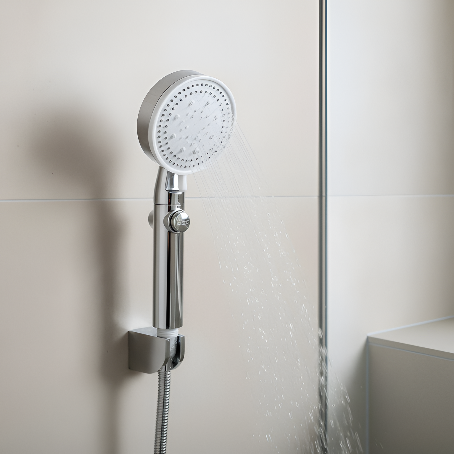 AquaFlow Håndbruser – Moderne Brusedesign Sølv