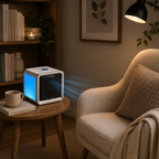 AirMist Bordluftkøler – Med Luftfugter og LED-Lys
