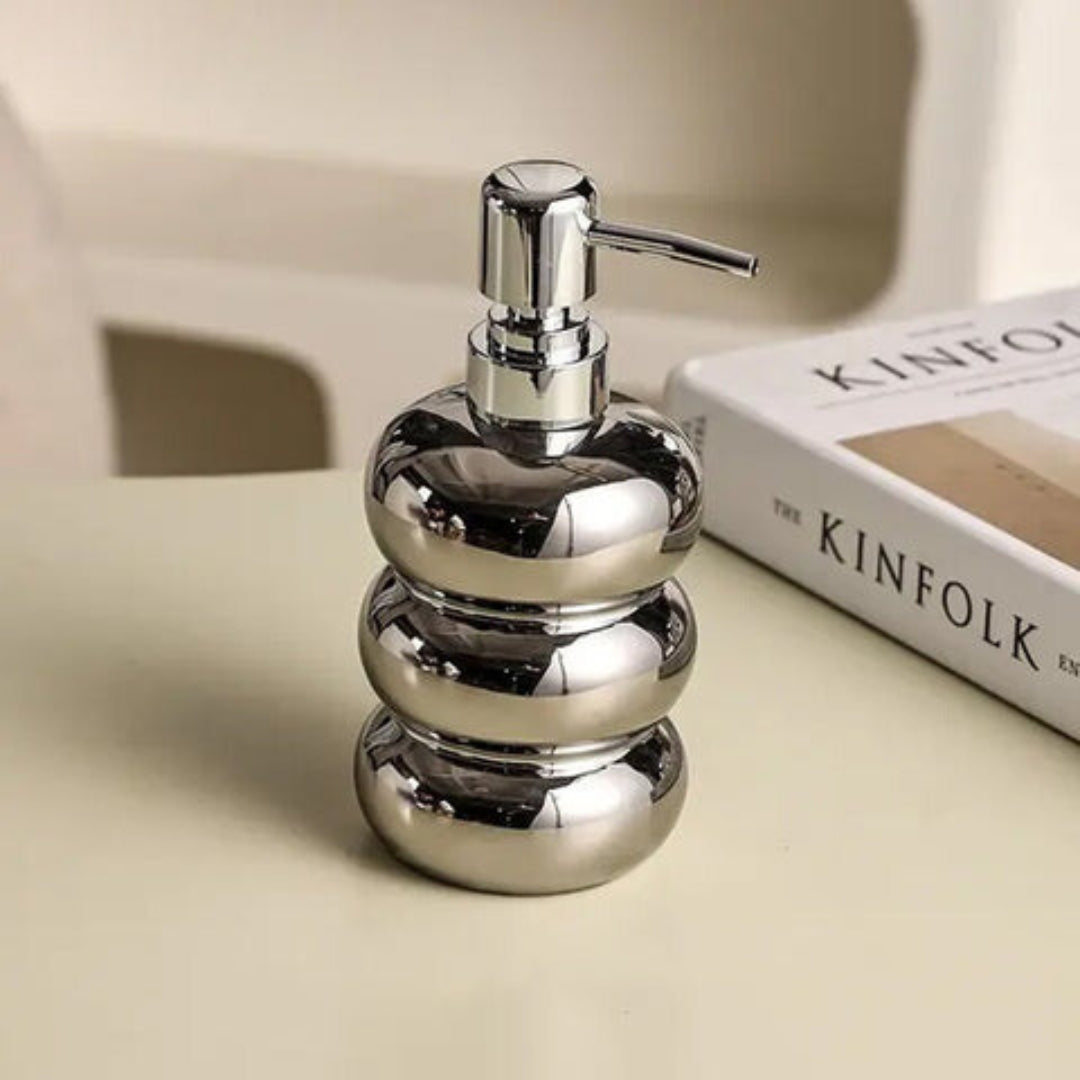NordSoap Sæbedispenser – Stilrent Design til Hjemmet Sølv