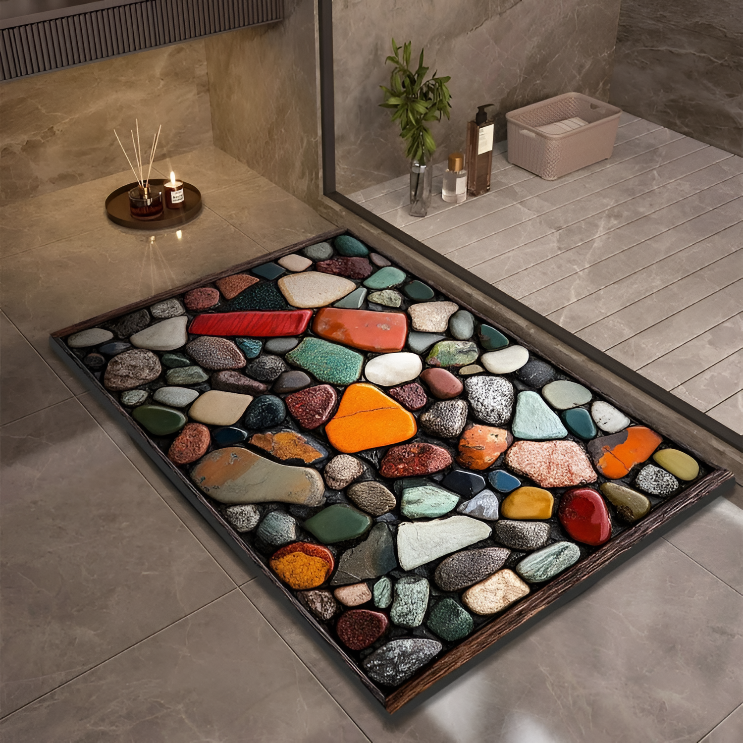 StoneSoft Bademåtte – Moderne Design til Badeværelset 6