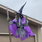 Witchara – Flyvende Halloween Heks med Lyd