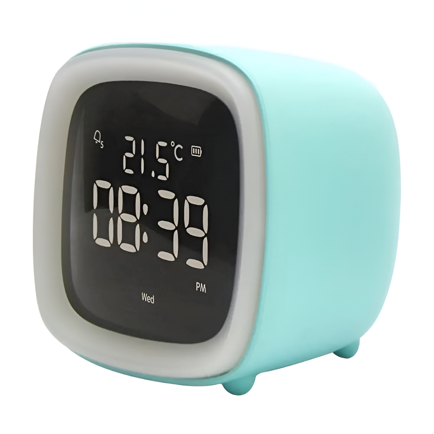TimeGlow Bordur – Moderne Digitalt Design Blå