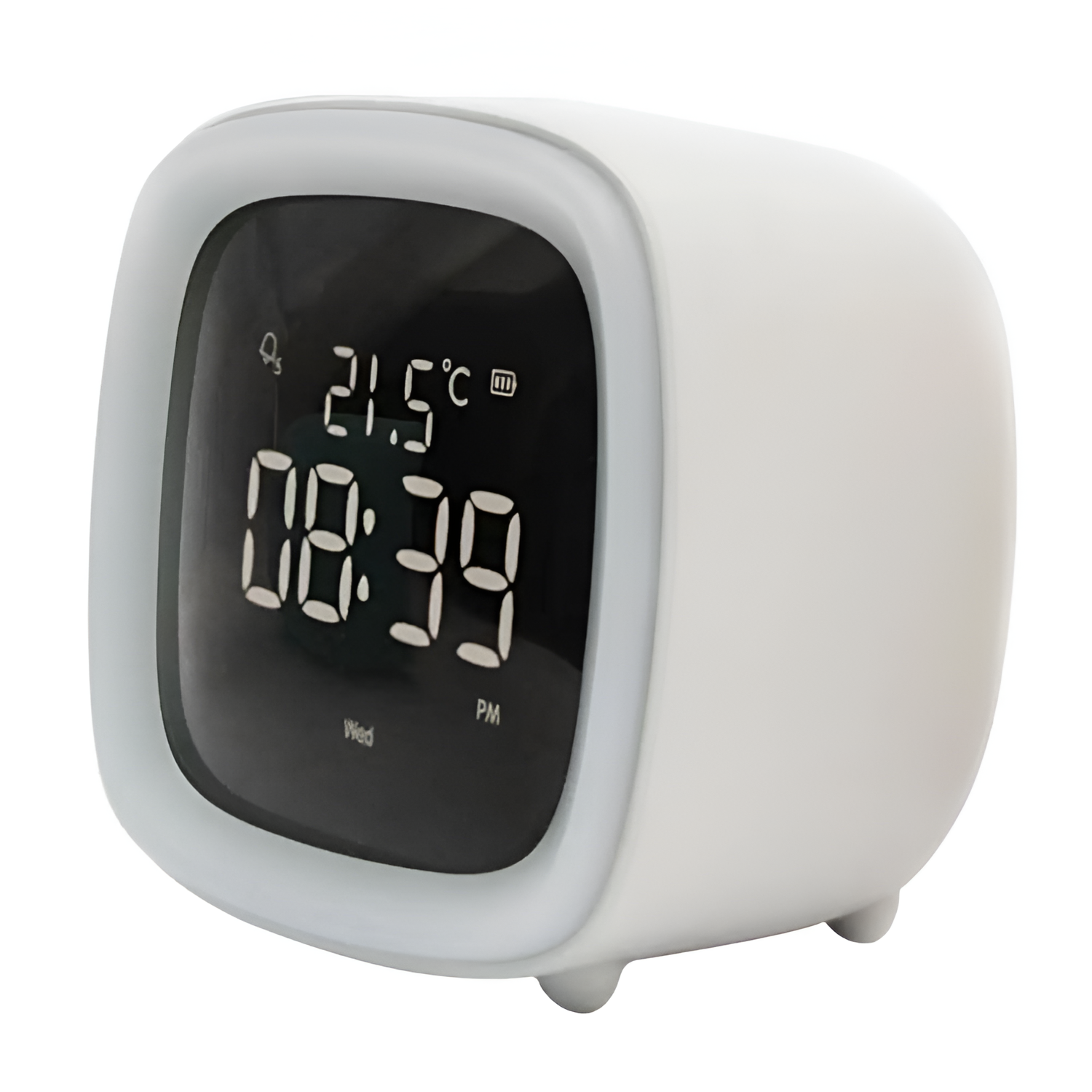 TimeGlow Bordur – Moderne Digitalt Design Grå