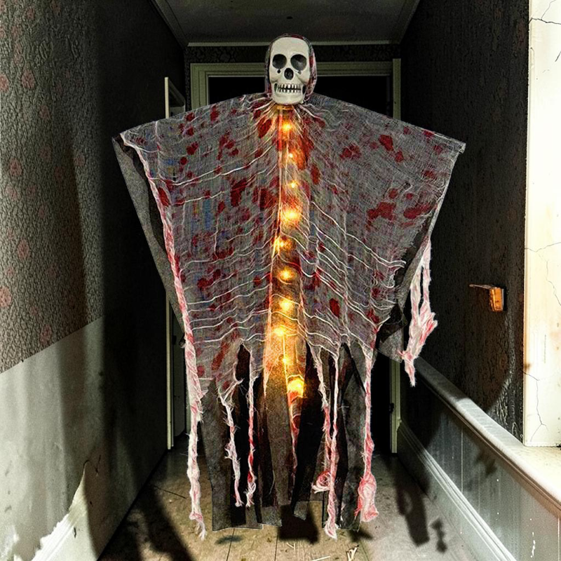 Halloween Hængende Skull Spøgelses Dekoration