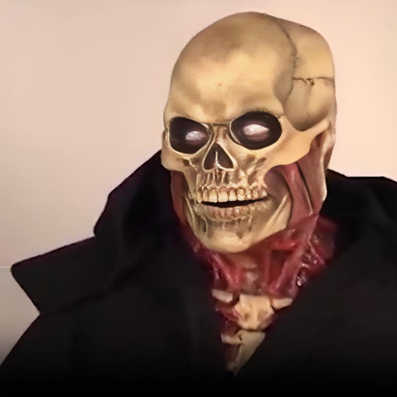 Grimveil – Halloween Skeletmaske til Kostume