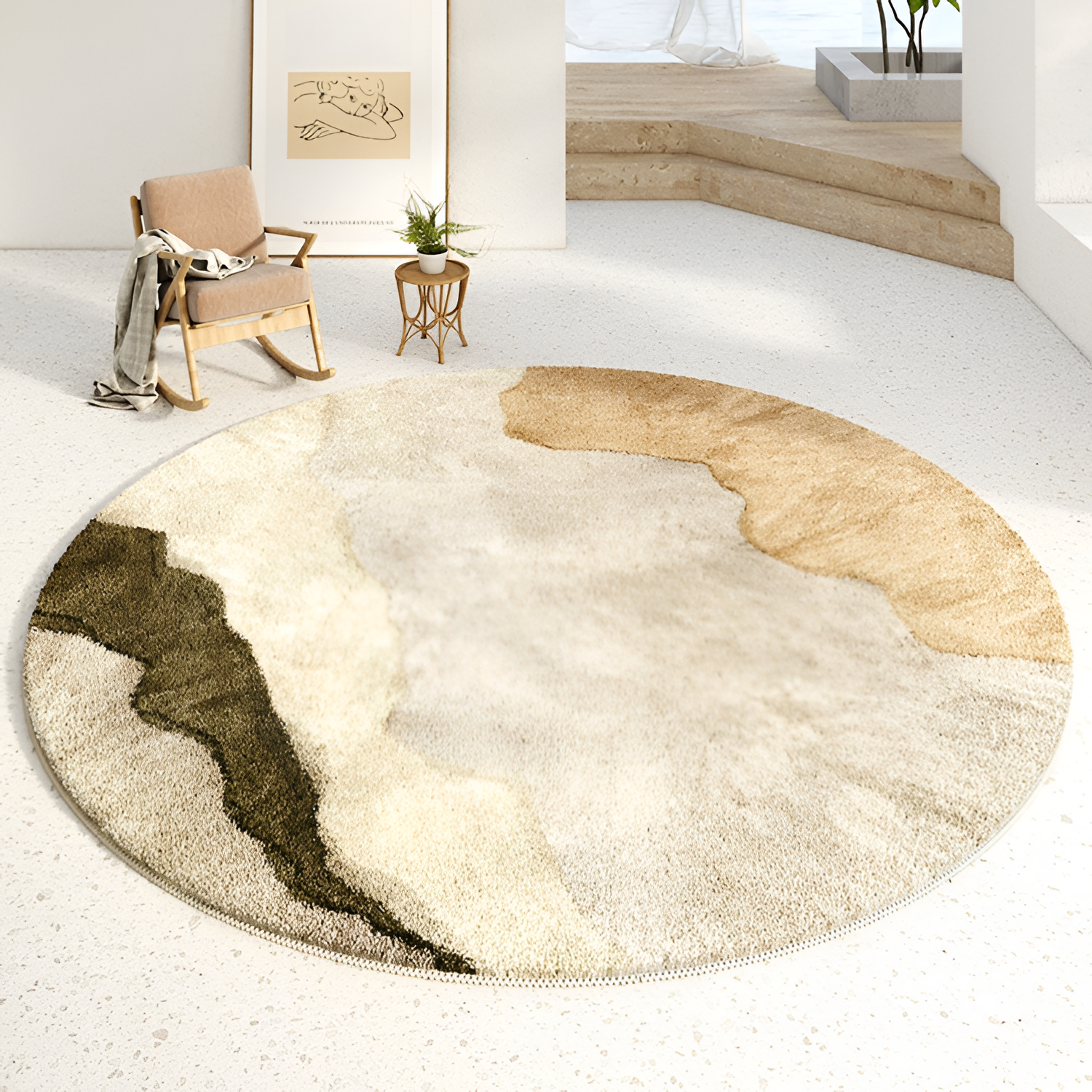 TerraLoop Tæppe – Moderne Abstrakt Design