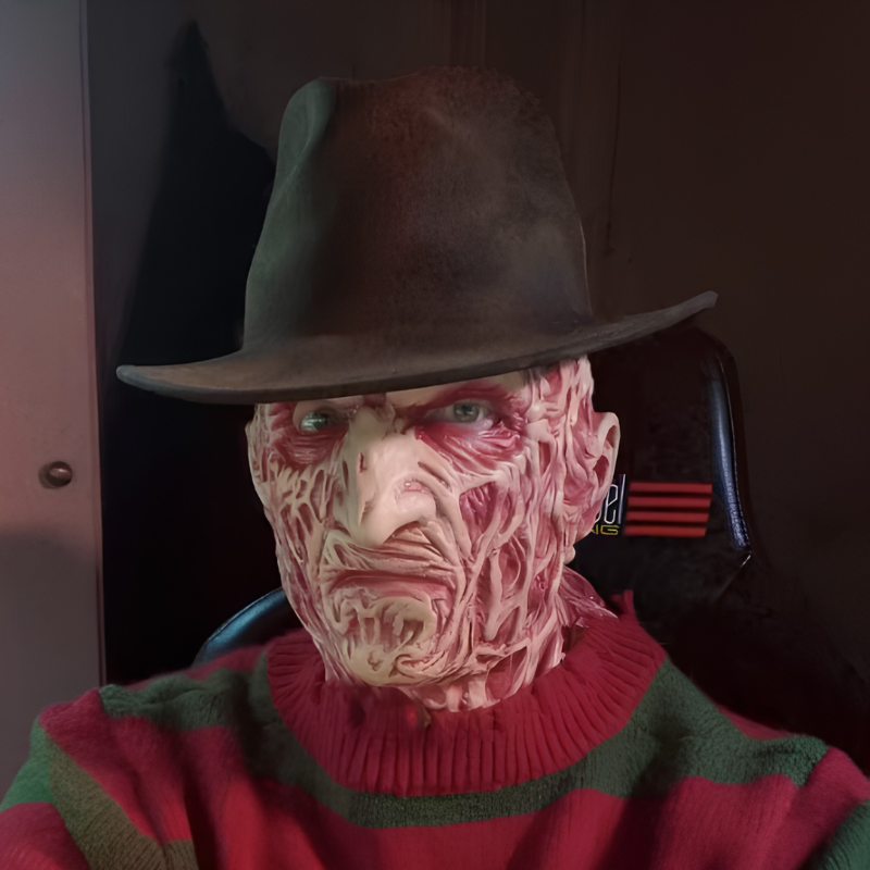 BurnShade – Halloween Horrormaske med Brændt Design