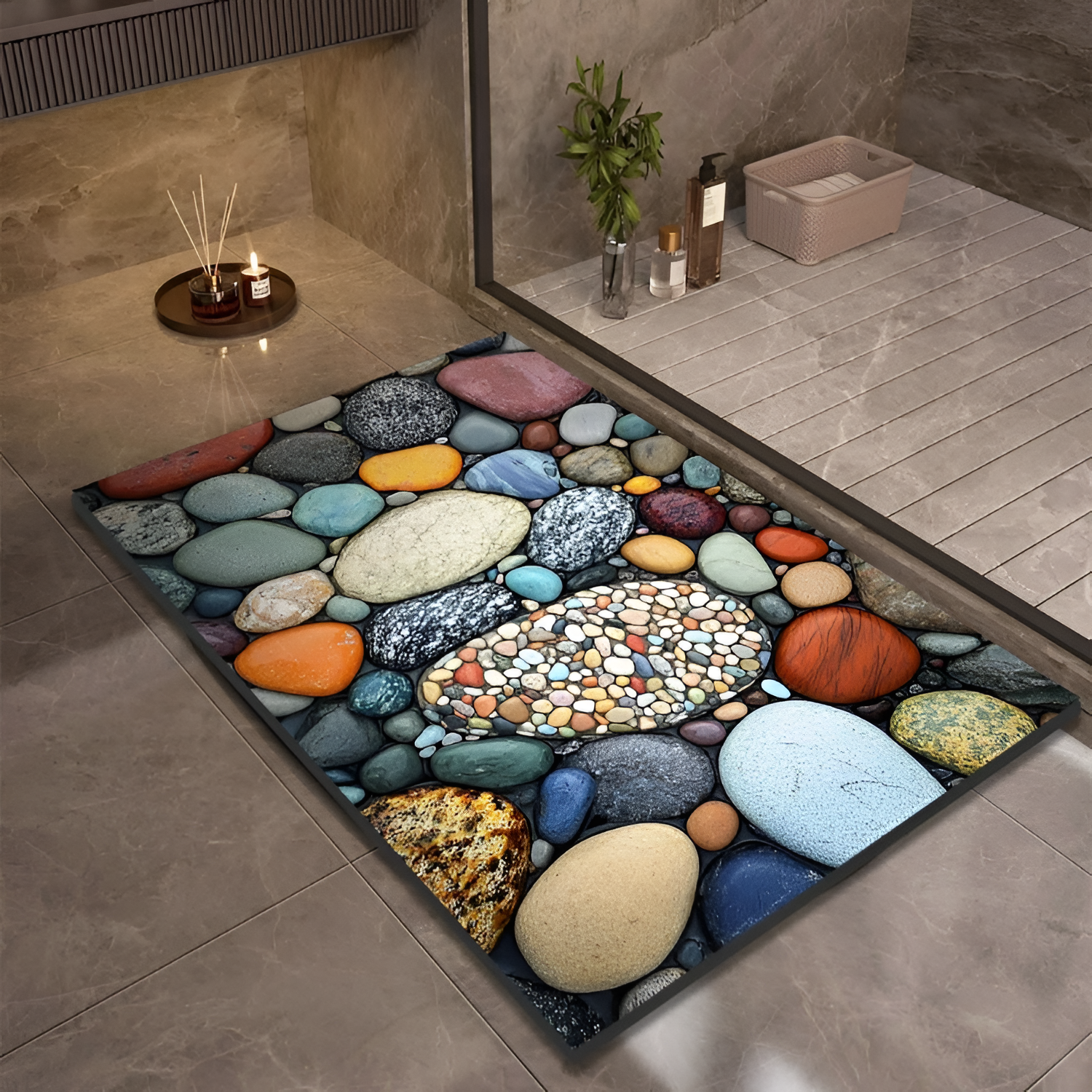 StoneSoft Bademåtte – Moderne Design til Badeværelset 3