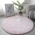 SoftCircle Gulvtæppe – Rundt Plysdesign