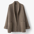 Elisea – Elegant Dame Strikvest CAMMELLO