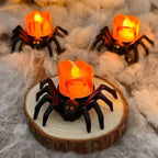 Arachnia – Halloween Edderkop Lysholder