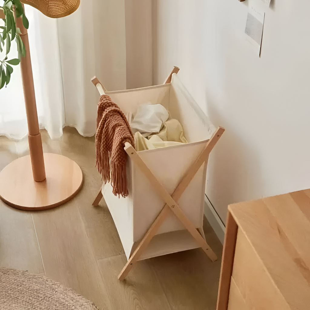 FoldNest Vasketøjskurv – Stilren Opbevaring