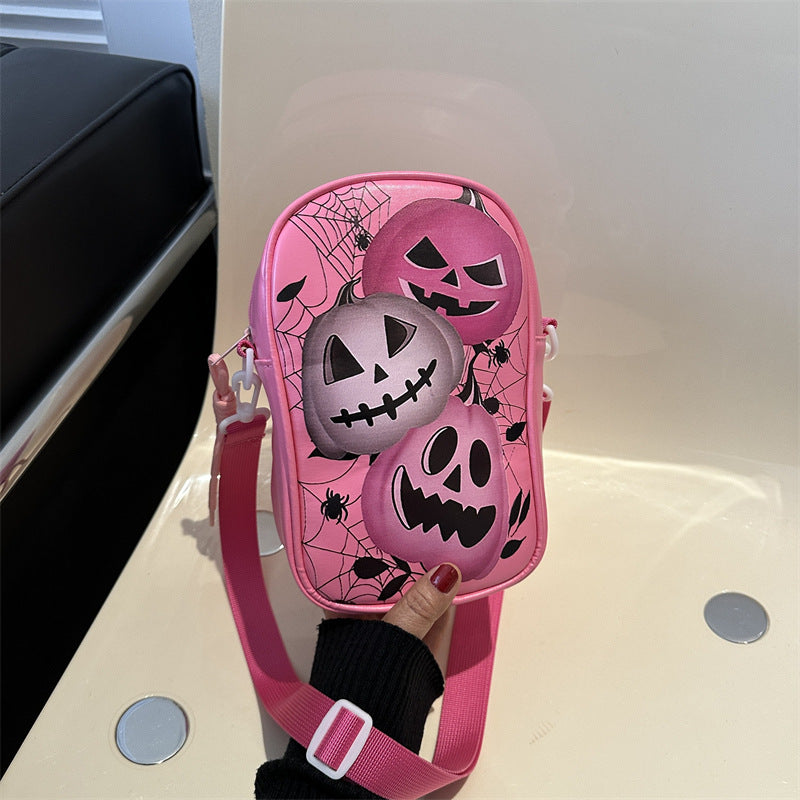 Pumpkira – Halloween Skuldertaske med Græskardesign