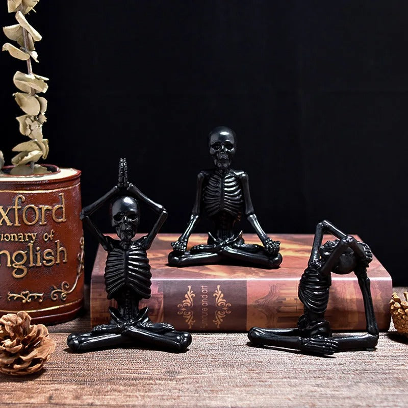 Skelton – Halloween Skeletfigur i Resin