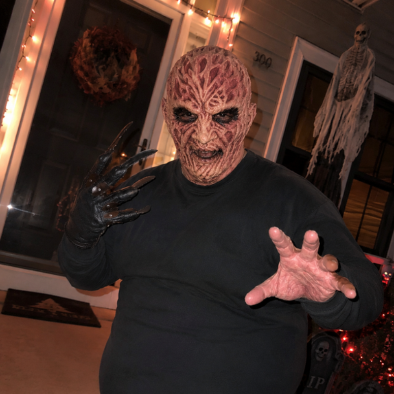 BurnShade – Halloween Horrormaske med Brændt Design