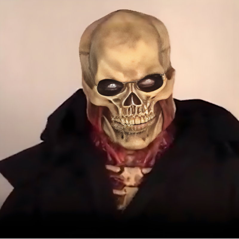 Grimveil – Halloween Skeletmaske til Kostume