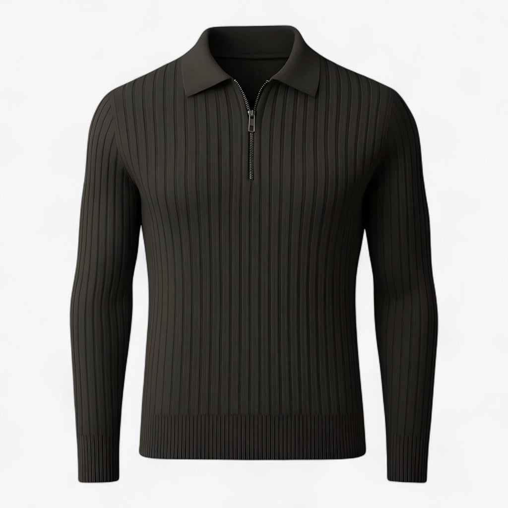 Valerio – Herre Half-Zip Striktrøje