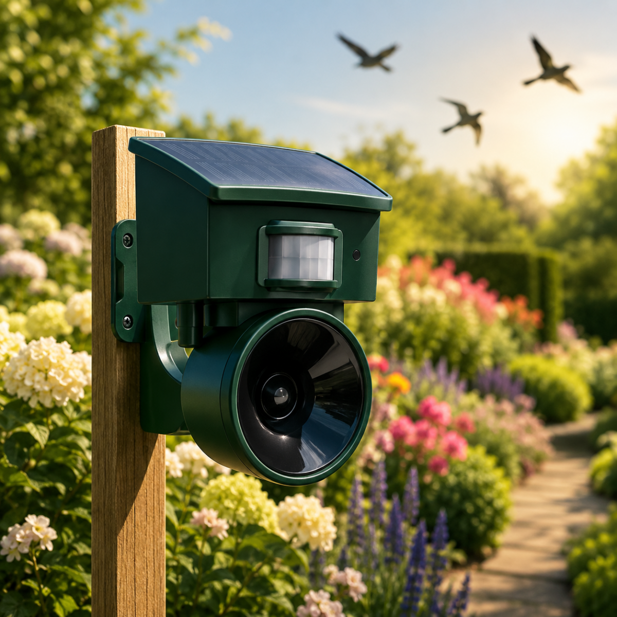 BirdGuard Fugleafskrækker – Bevægelsesaktiveret Design