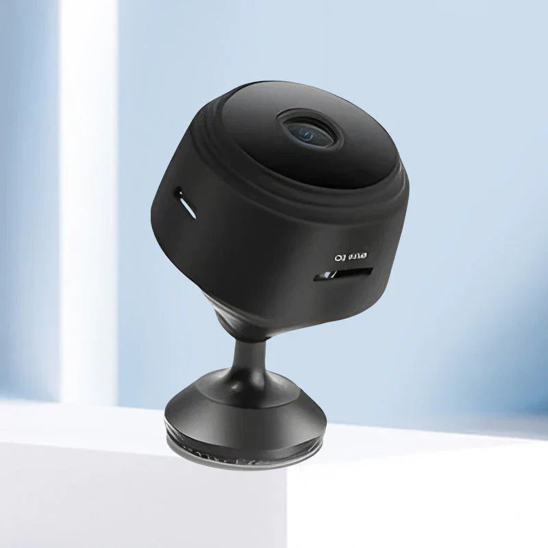 VisionMini WiFi-Kamera – Kompakt Magnetisk Design Sort