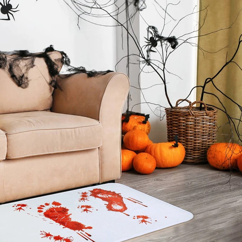 CrimsonStep – Halloween Badmåtte med Blodstænk Design