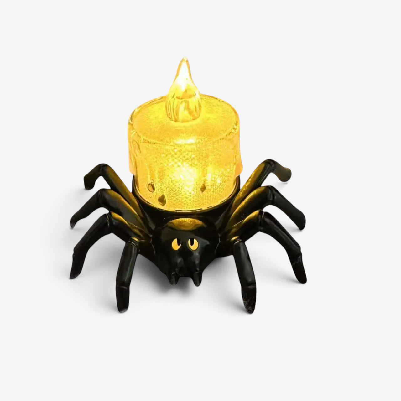 Arachnia – Halloween Edderkop Lysholder Edderkopp Grædende Transparent Lys