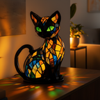 LumiCat LED-Natlampe – Dekorativt Kattedesign