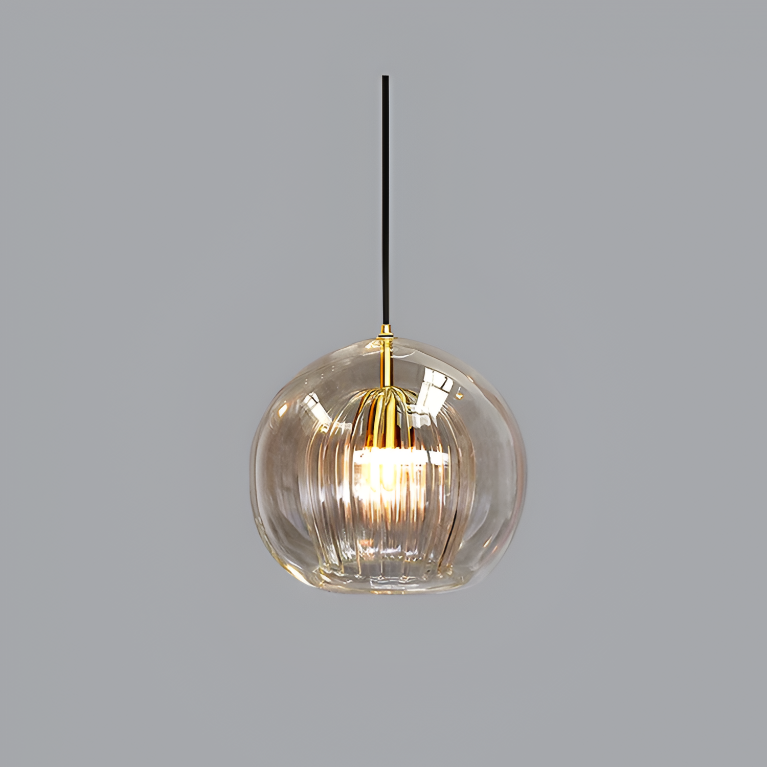 SphereLine Pendellampe – Elegant Design til Moderne Rum Rav 15CM
