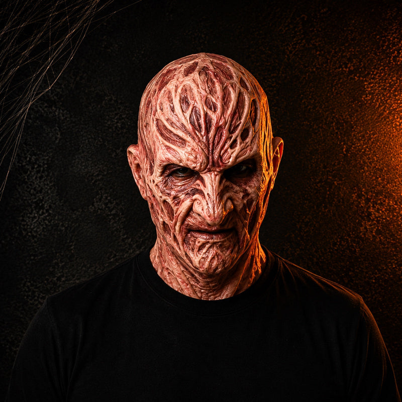 BurnShade – Halloween Horrormaske med Brændt Design