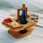 PicnicNest Vinbord – Bærbart Trædesign