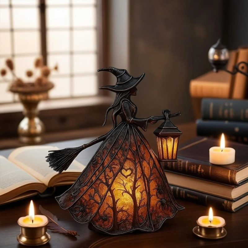 Mystara – Halloween Troldelampe med LED-Lys