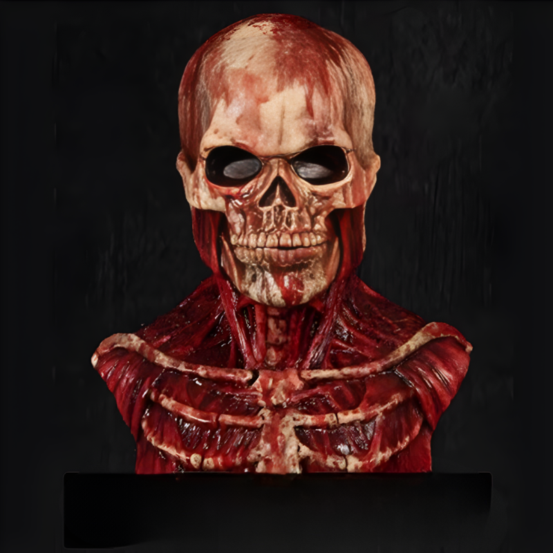 Grimveil – Halloween Skeletmaske til Kostume