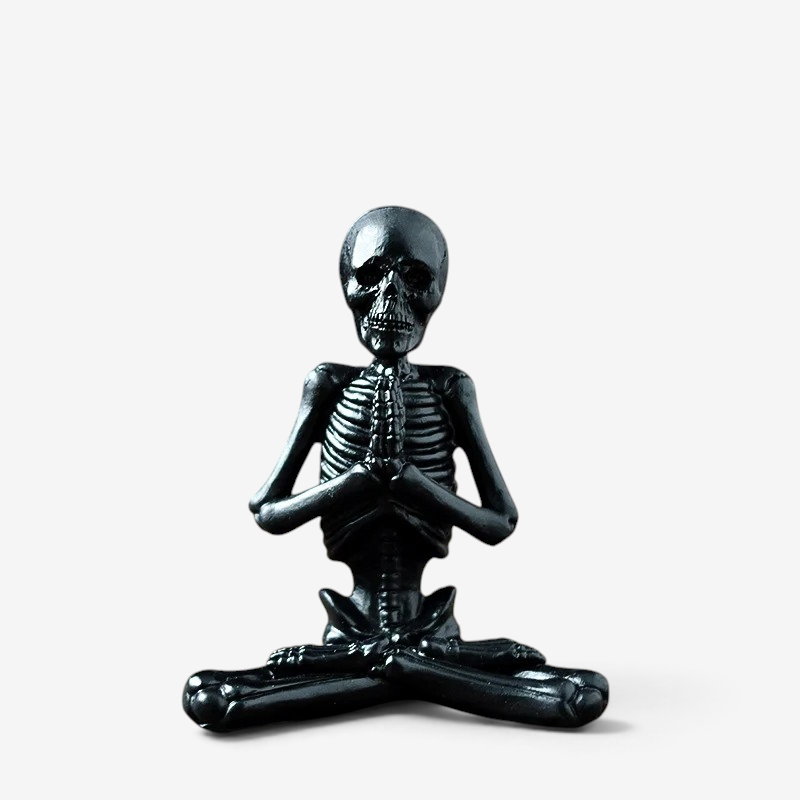 Skelton – Halloween Skeletfigur i Resin Sort S