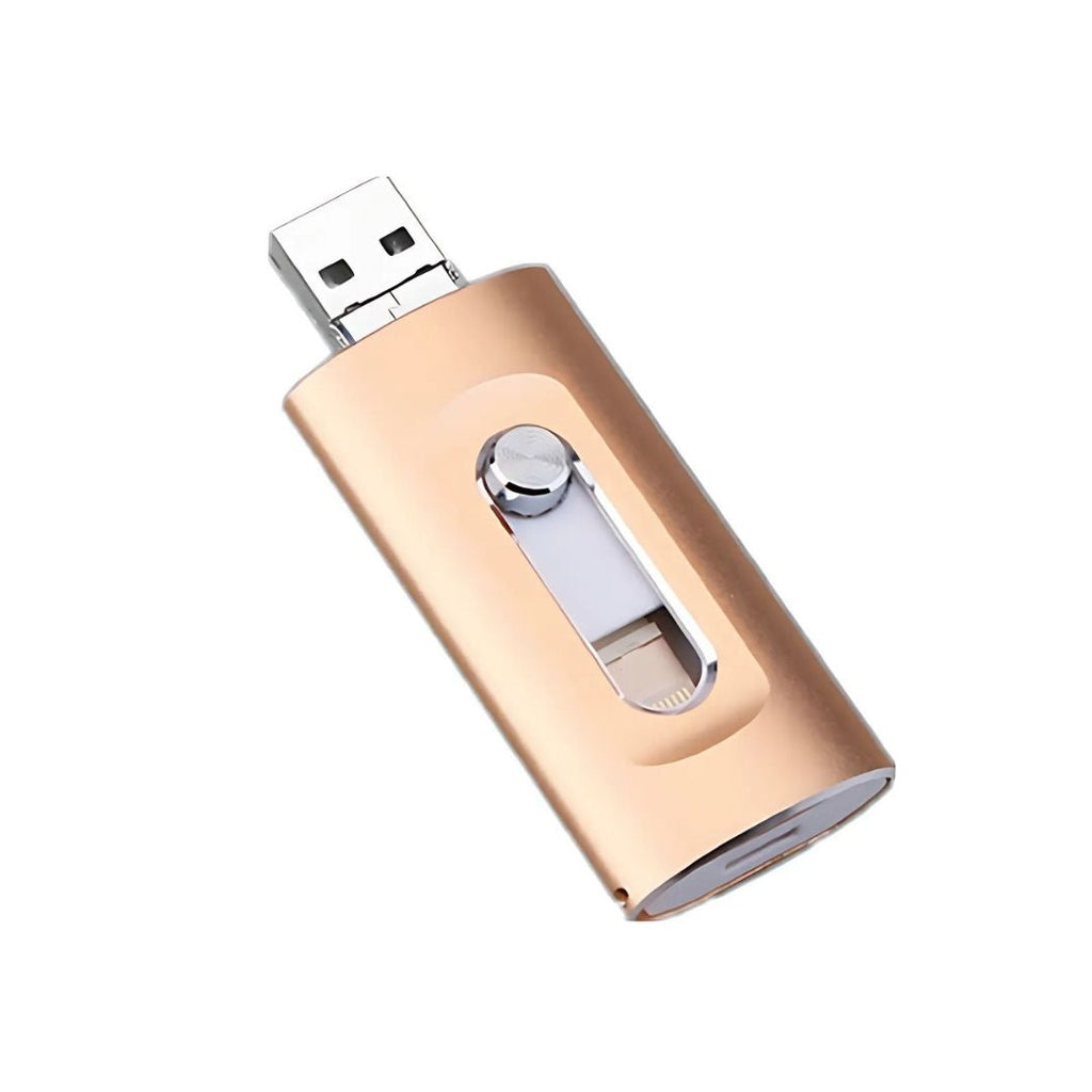 3-in-1 USB Stick – Flash Drive met USB-C, USB-A en Lightning Aansluiting